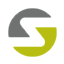 Stylized circular logo with gray and yellow elements.