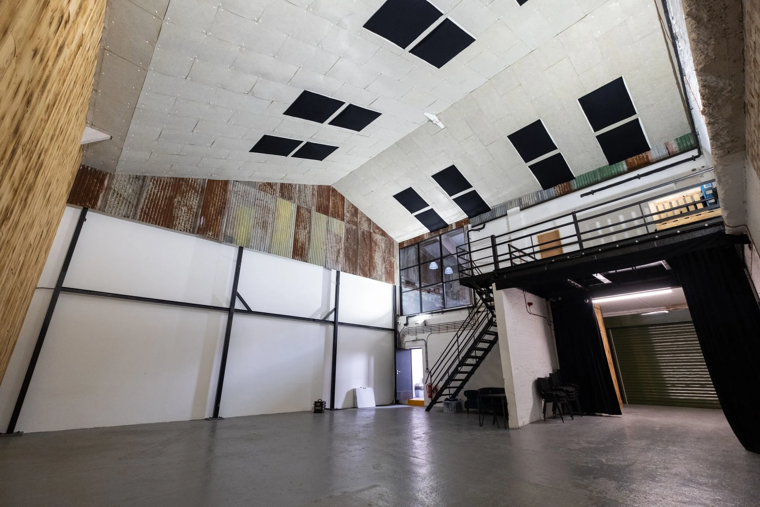 Studio One white box infinity cove colourama at Tannery Film Studios
