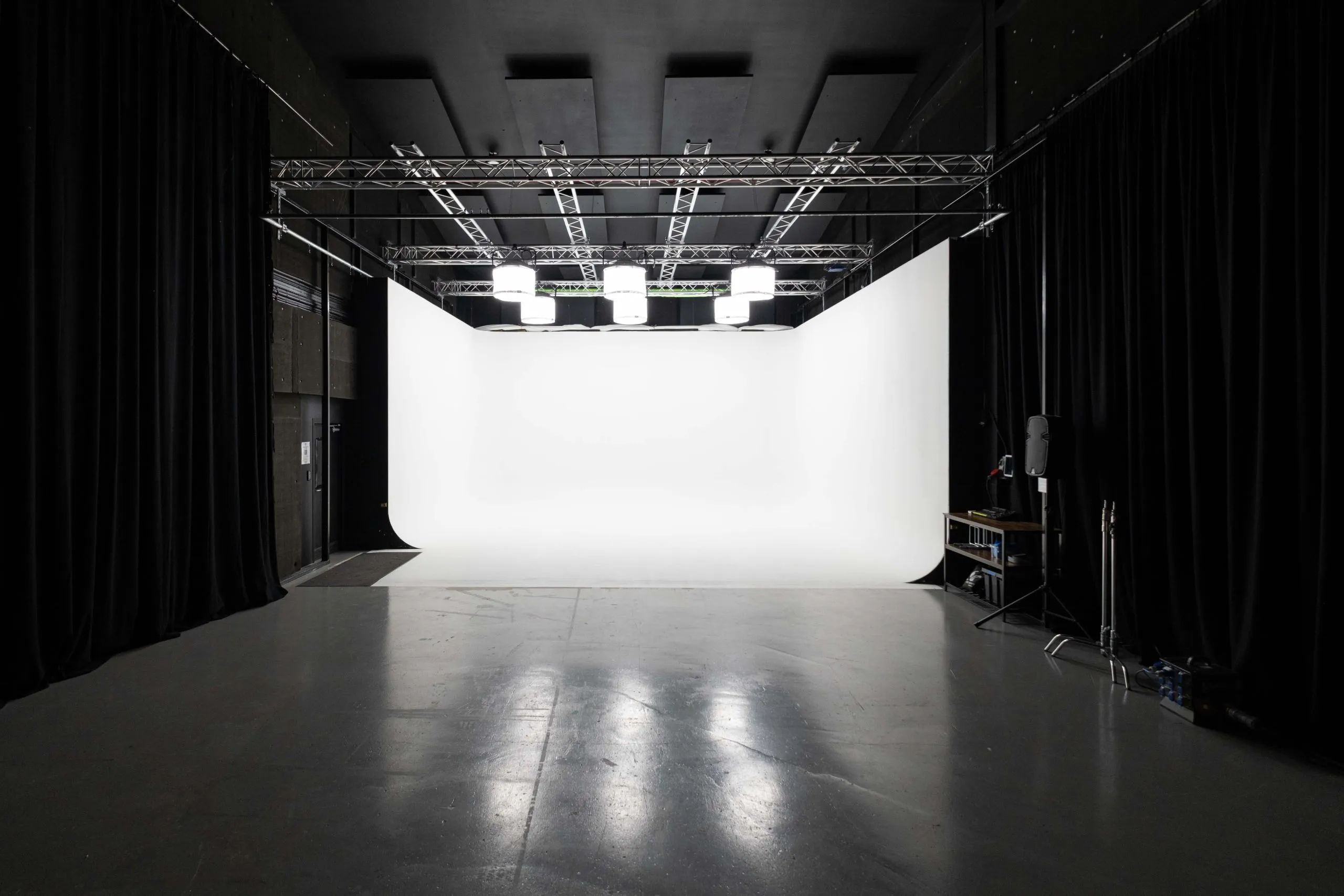 Industrial east-London style warehouse look of Studio Two at Tannery Film Studios