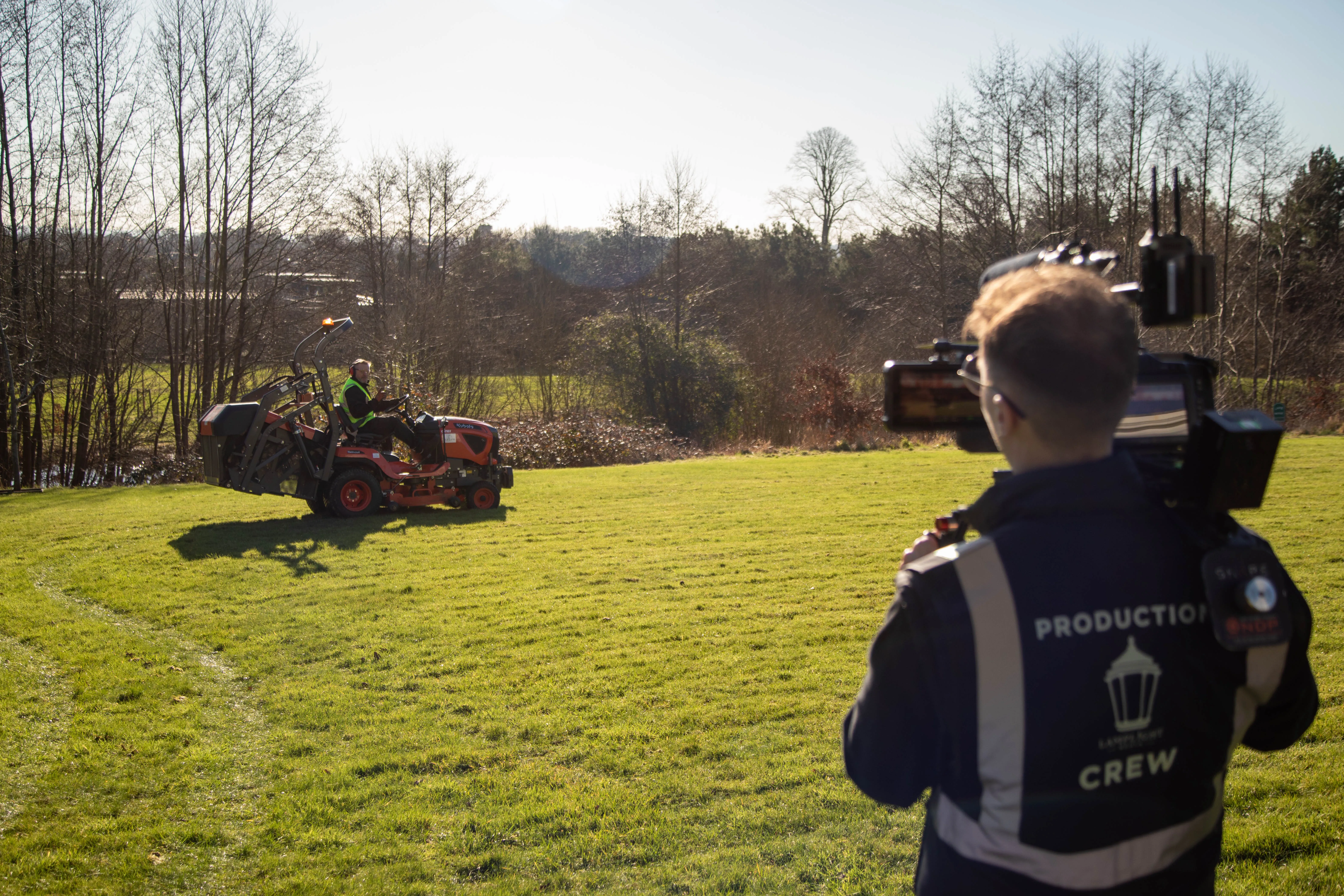 Cinematic beauty shot with warm lighting from the careers docu-reality film
