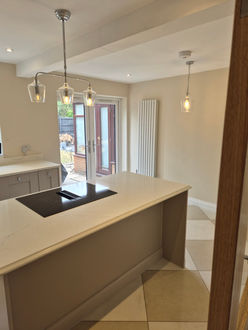 Kitchen diner conversion with a load-bearing wall removed in St Neots, photo 17