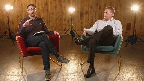 Talent in conversation during video three of the Marketing Toolkit series