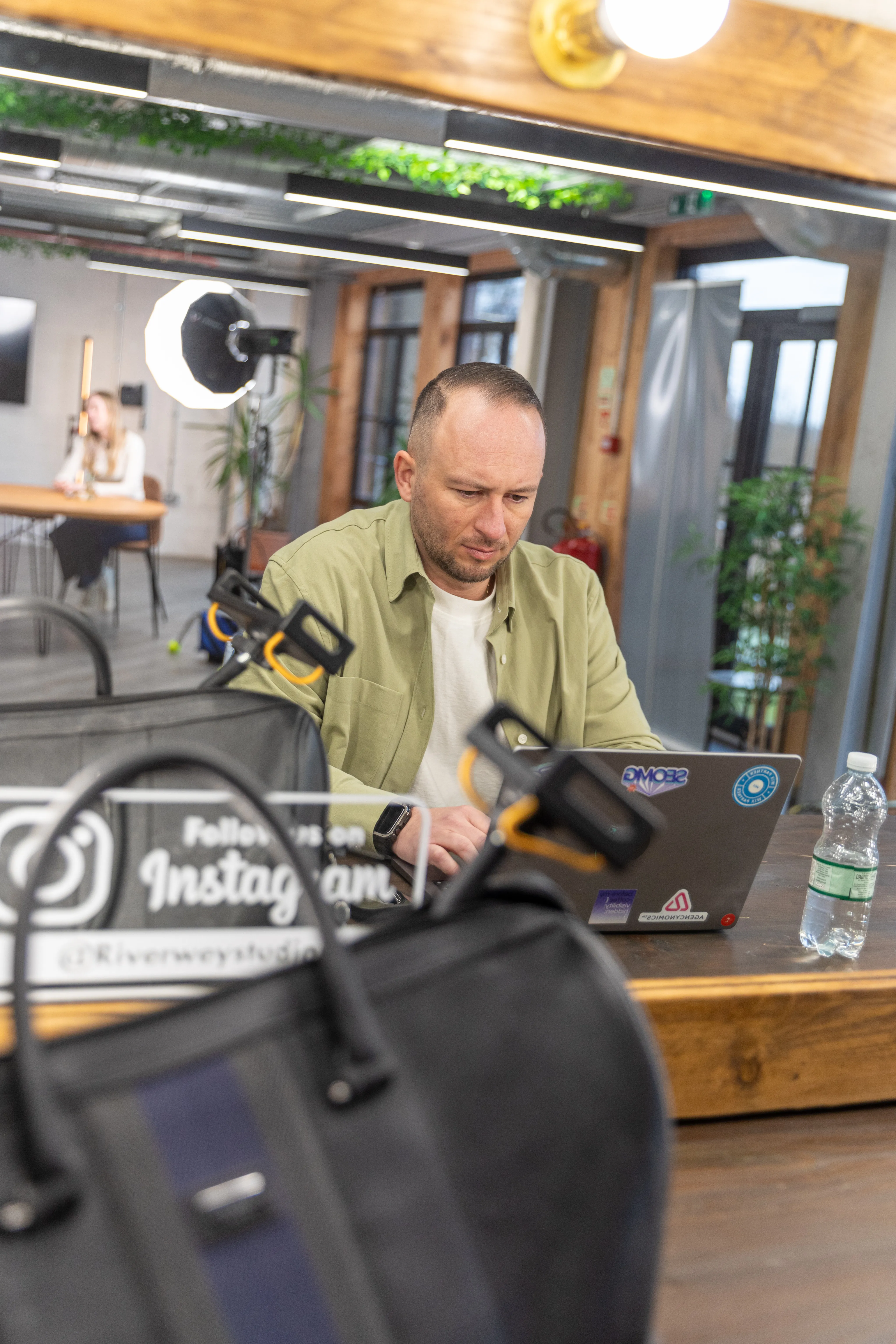 Content Works test shoot — behind the scenes filming