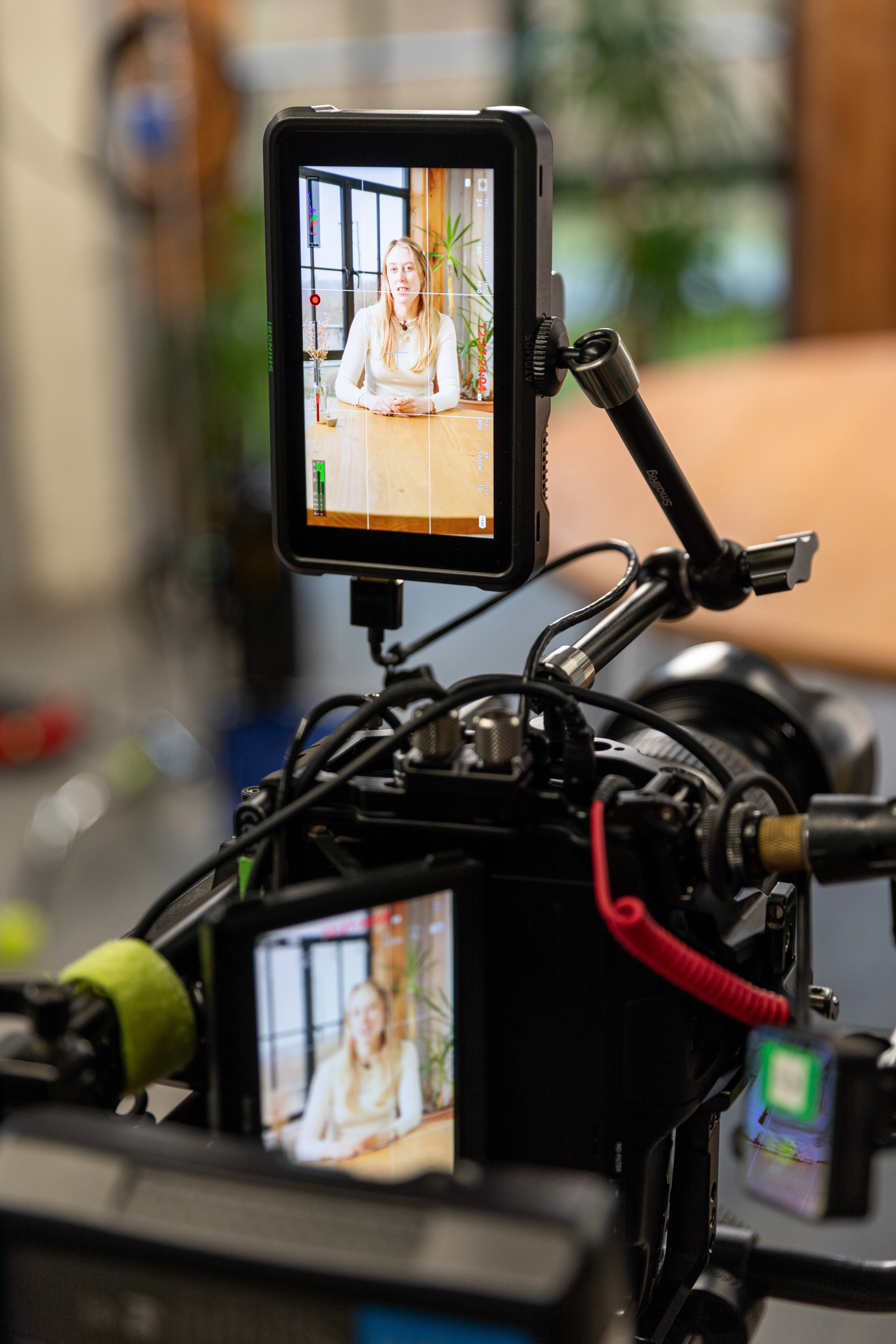 Content Works test shoot — presenter portrait in studio