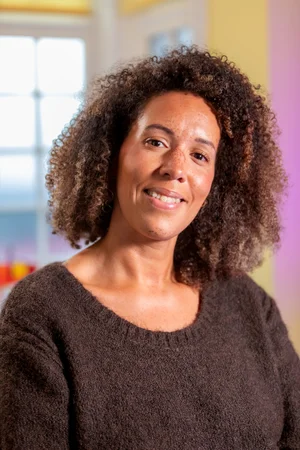 Professional vertical portrait headshot captured during the charity shoot