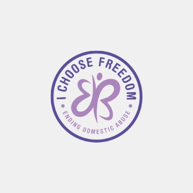 I Choose Freedom logo with butterfly icon