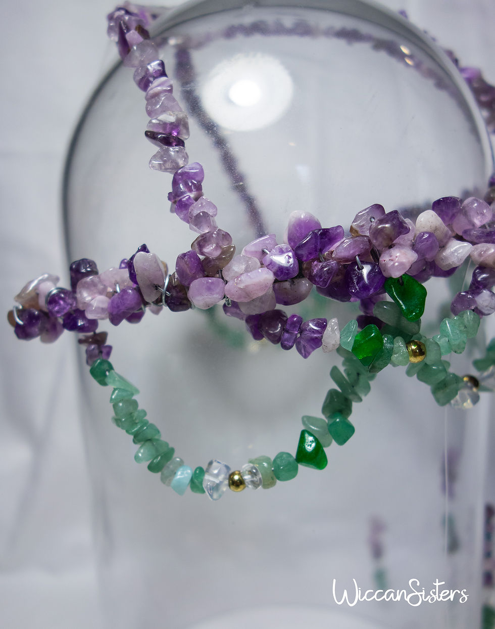 Thumbnail: Tiara de Cristal de Cuarzo, Mágica - Whimsigothic - fairycore - Accesorio Energé