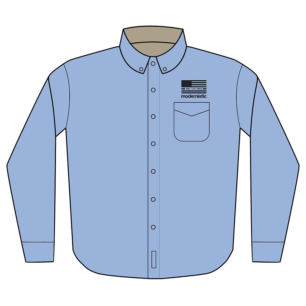 Thumbnail: [Early Access] Mod Freedom - Button Down Shirt with Embroidery