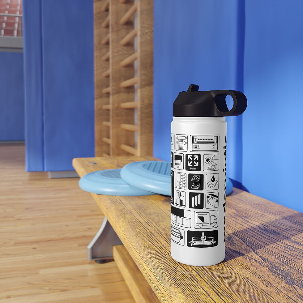 Thumbnail: Mod Mural Water Bottle (Standard Lid)