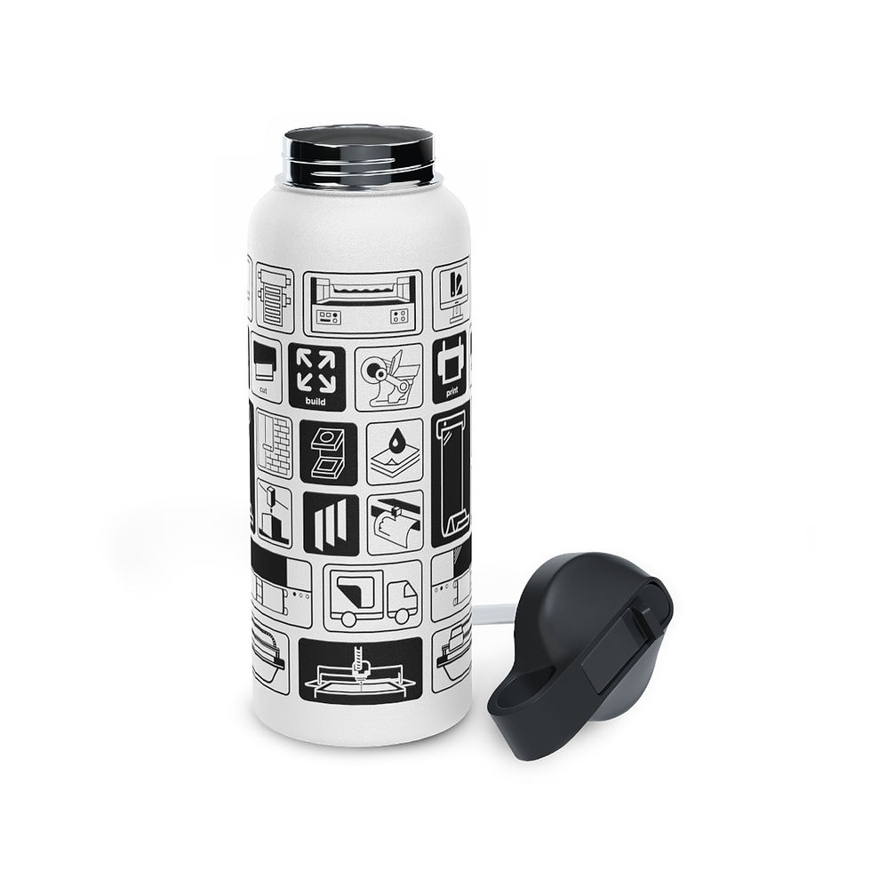 Thumbnail: Mod Mural Water Bottle (Standard Lid)