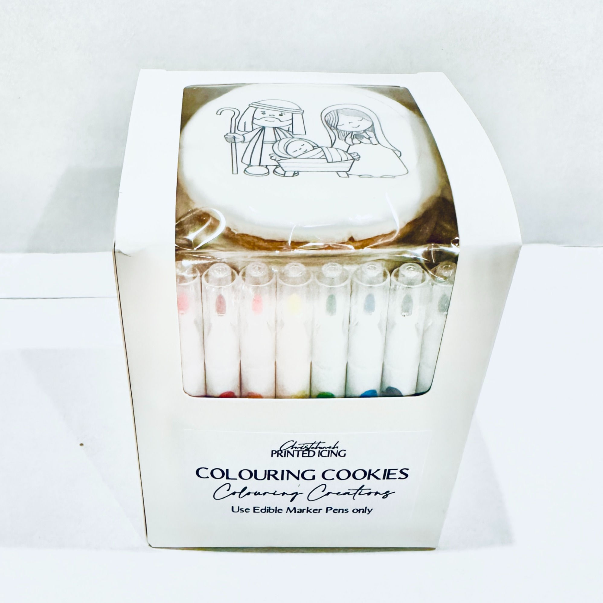 Nativity Colouring Cookies