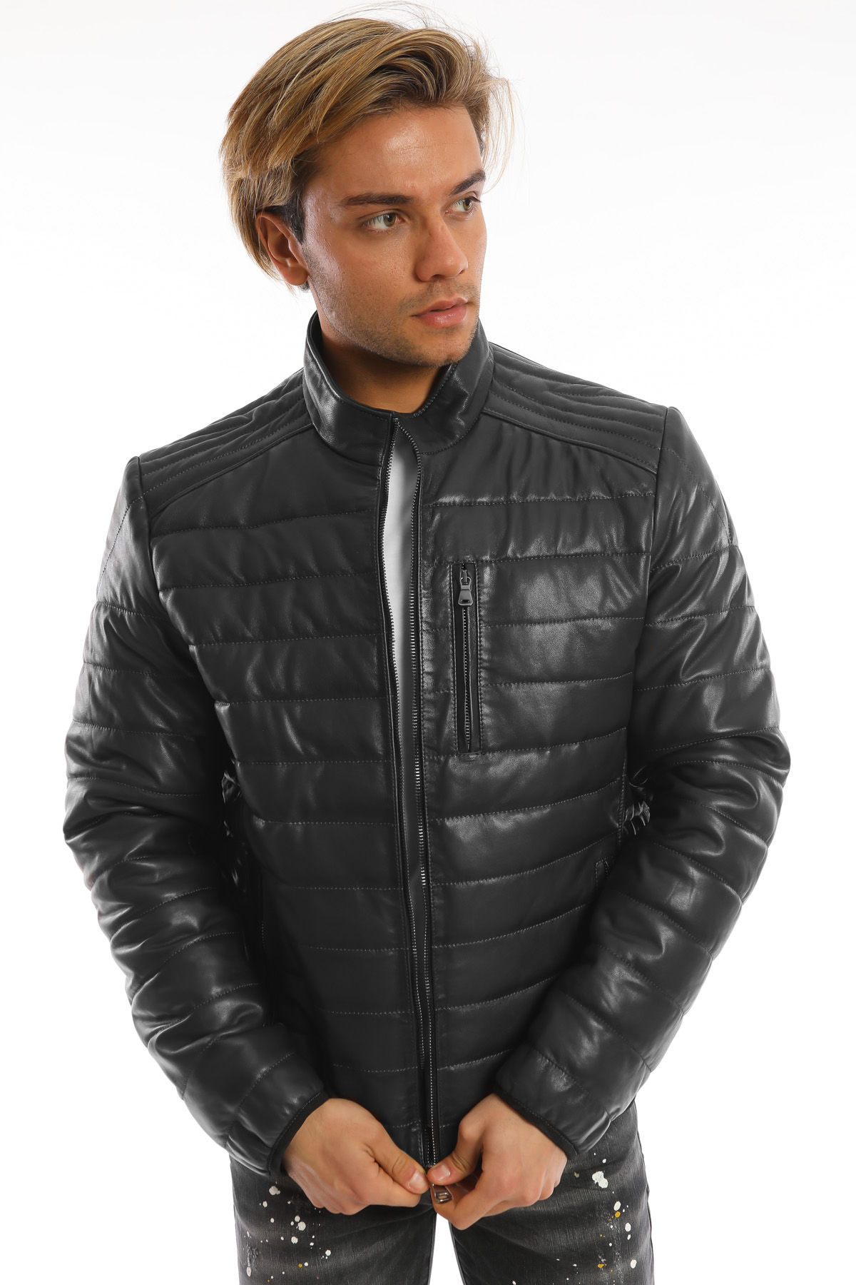 INFLATABLE SPORTS LEATHER COAT