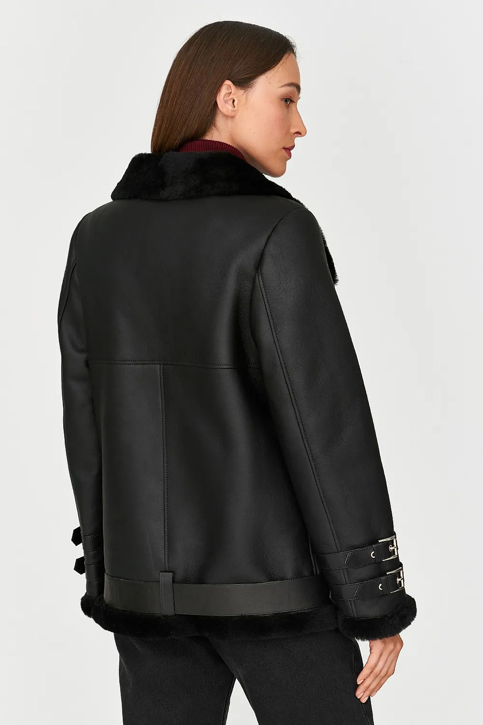 Thumbnail: AVIATOR WOMEN FUR COAT - K507