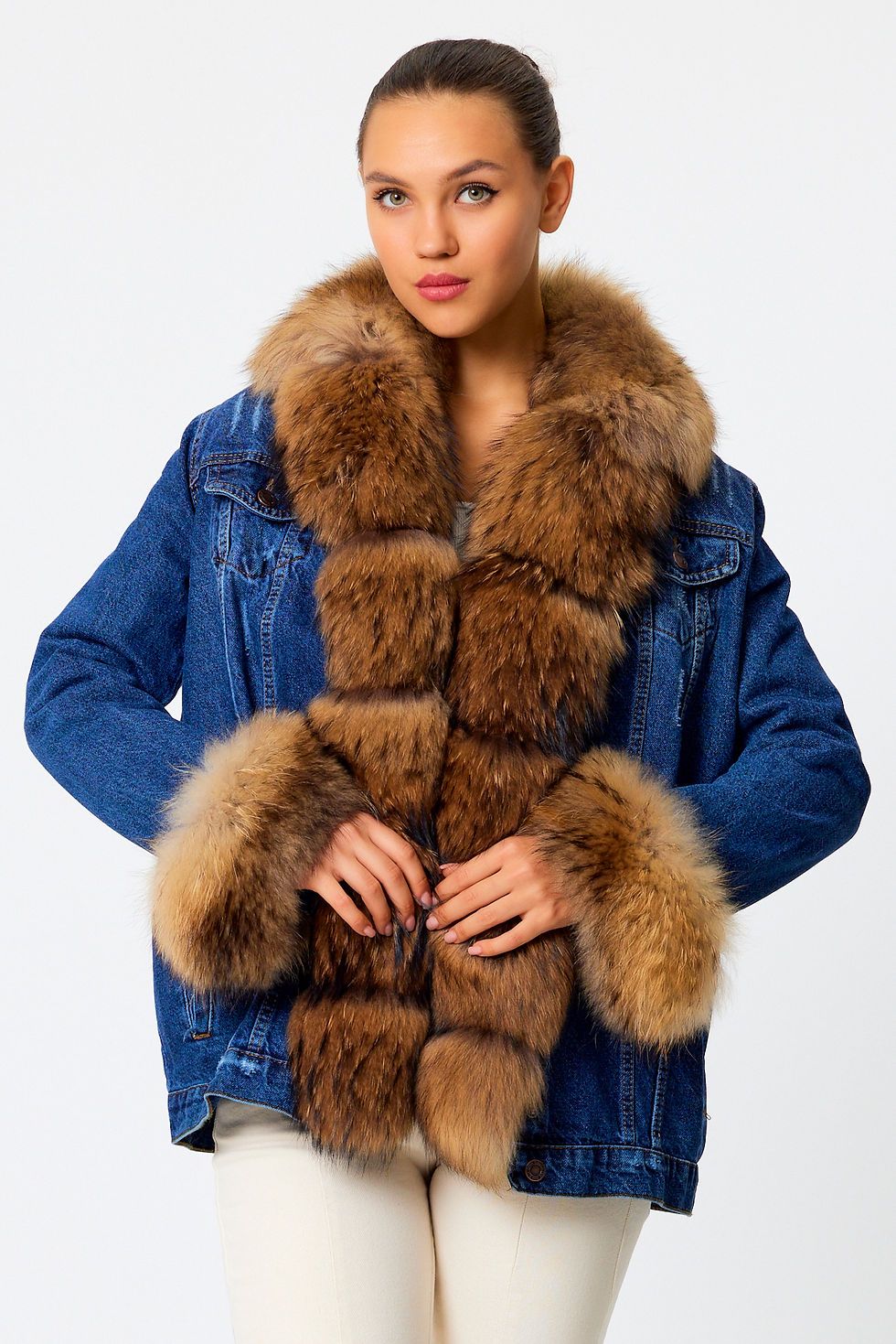 Thumbnail: Denim Jacket Prevents Raccoon Fur