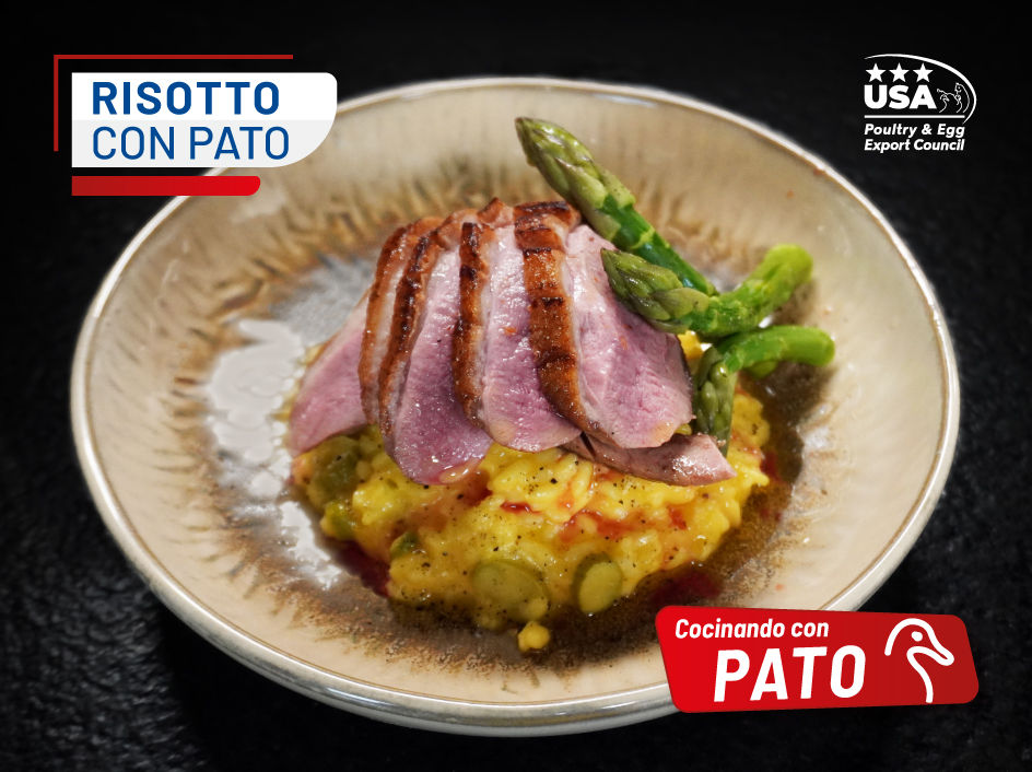 Receta de Risotto con Pato.