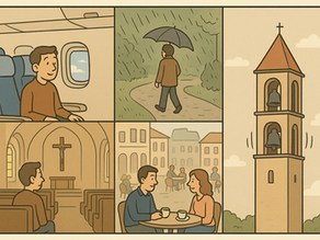 Composite image with multiple scenes in different scenarios.