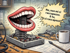 A mechanical mouth sitting on a lab desk and producing speech.