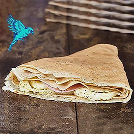 ★ Crepe de jamón y queso