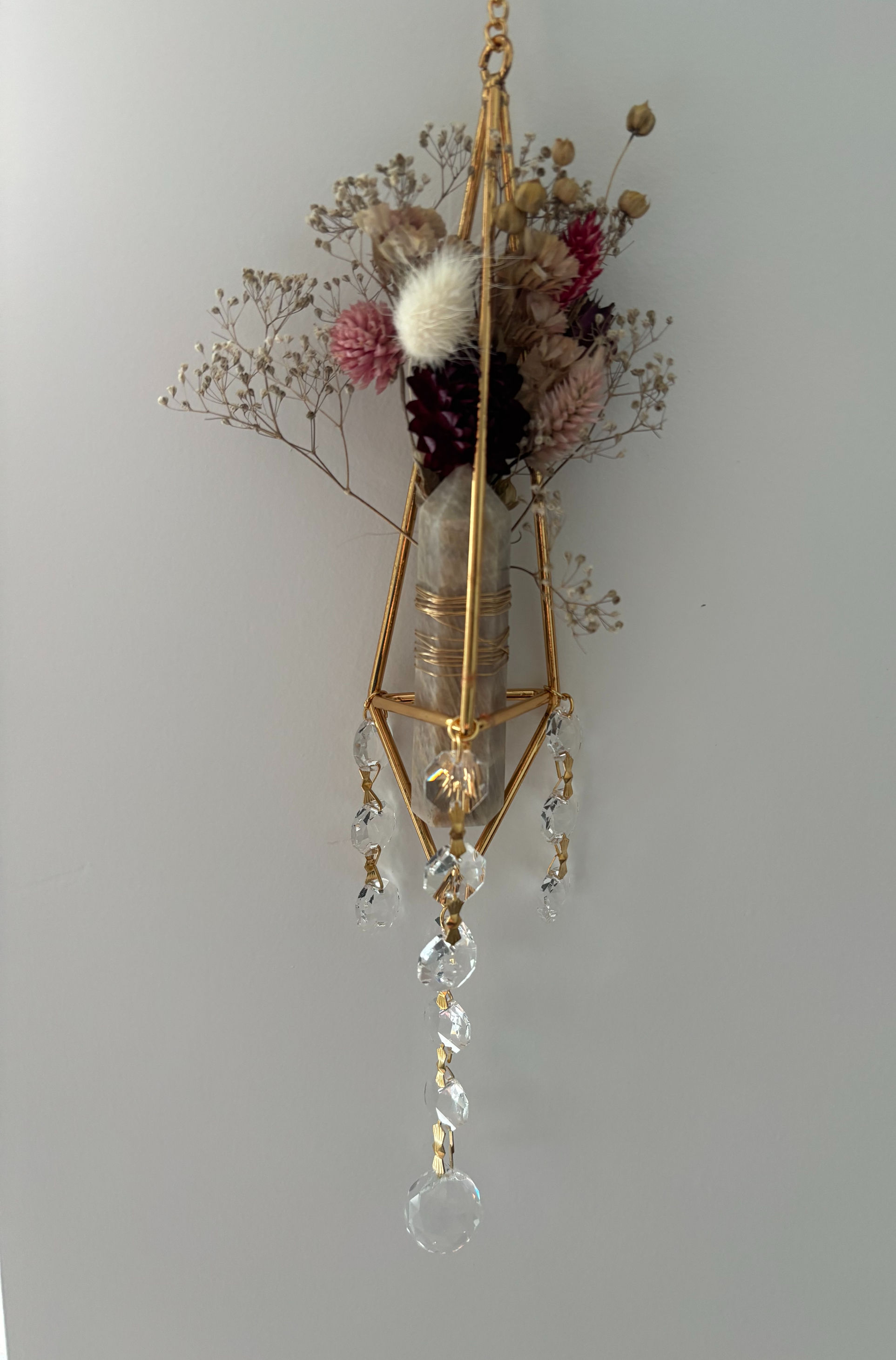 Dried Flower Catcher Moonstone