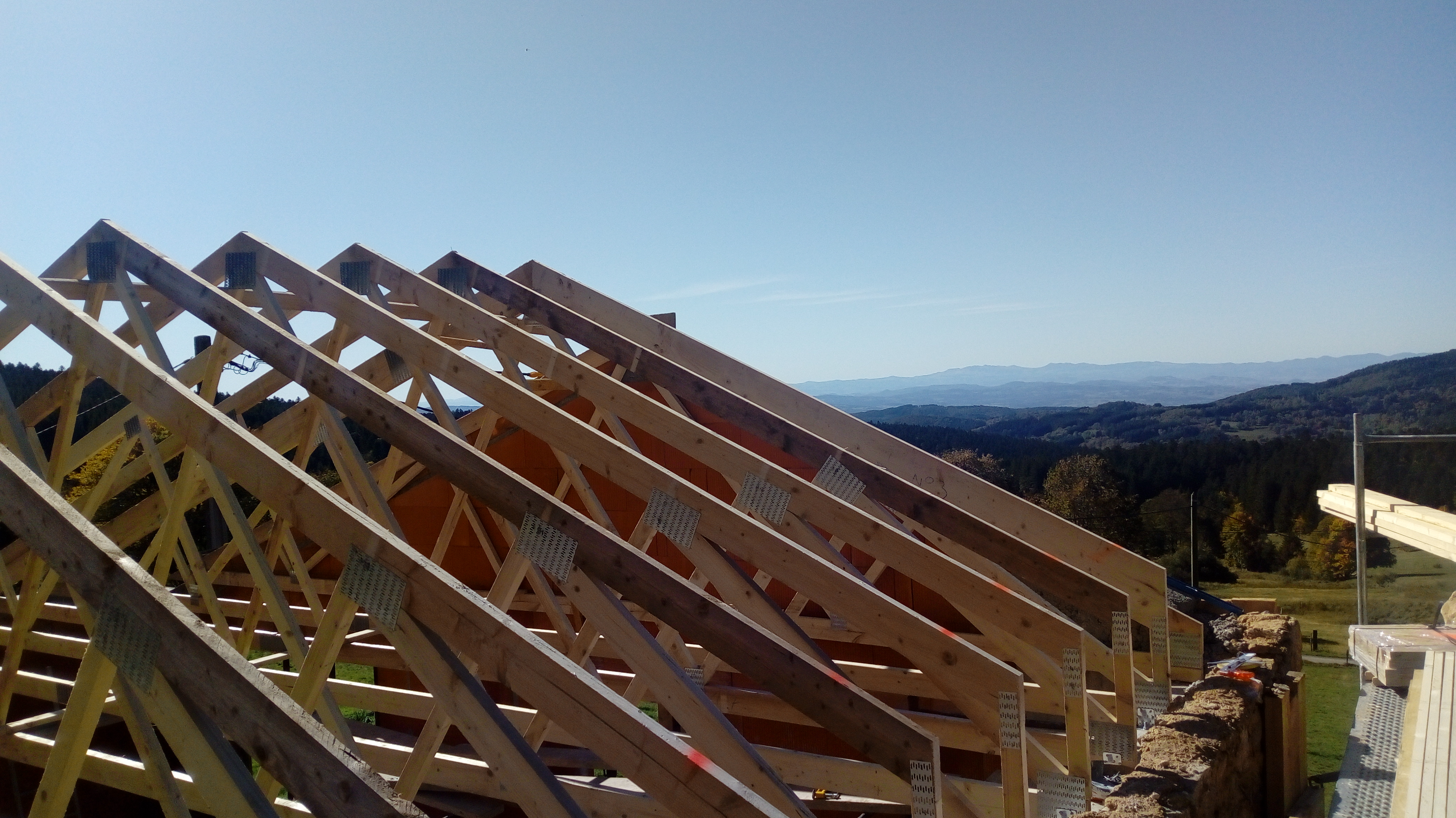 Installation des fermettes