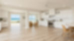 Bright open room with light tile flooring
