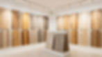 Modern interior with light-colored flooring