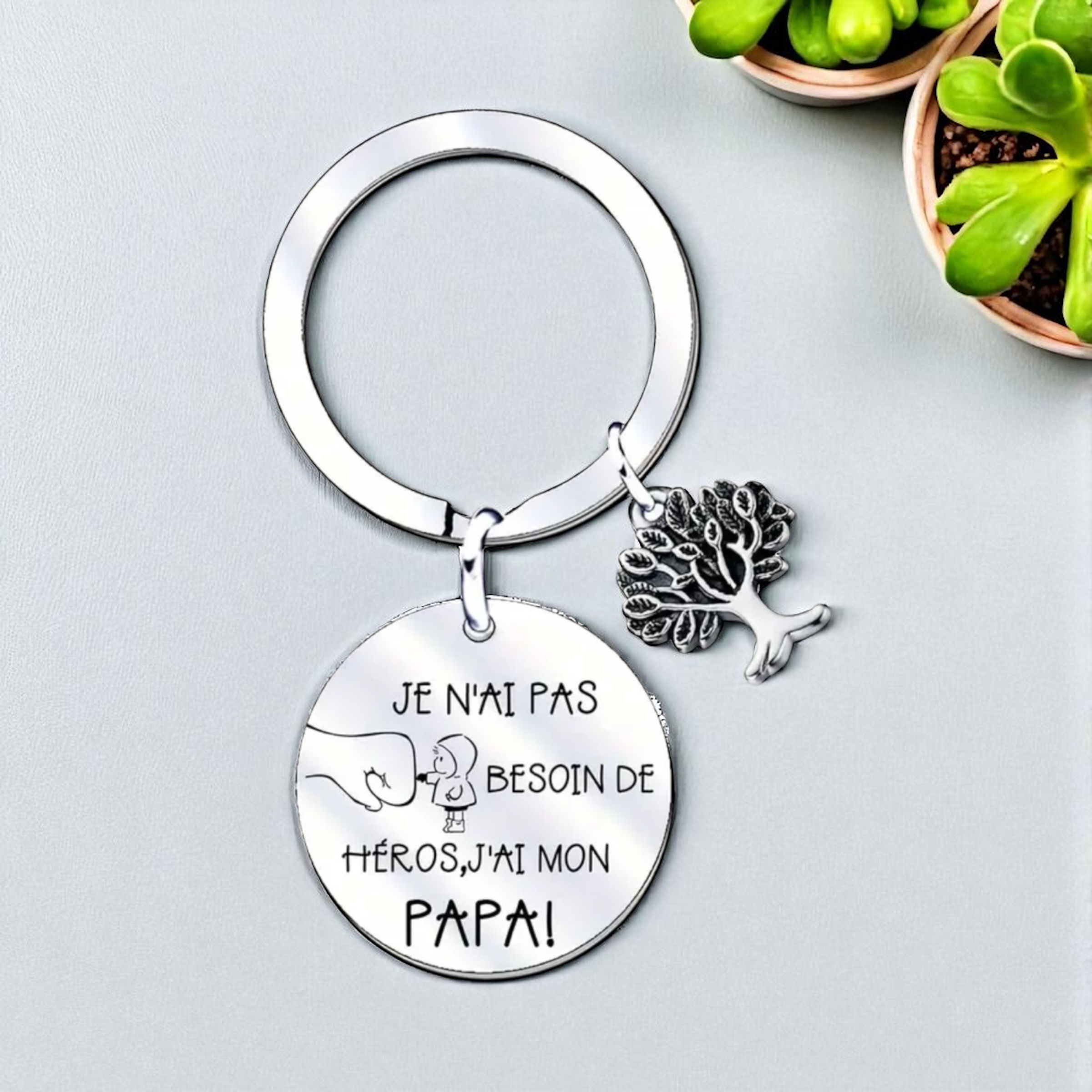 Porte-clés "Papa" série 1