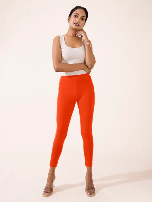 Angle fit leggings orange