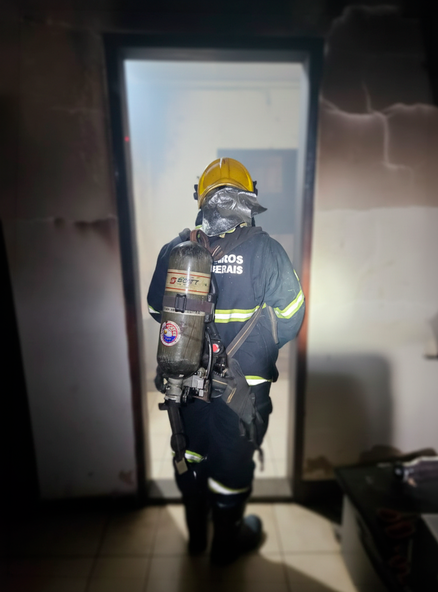 Crédito das imagens: Corpo de Bombeiros/MG.