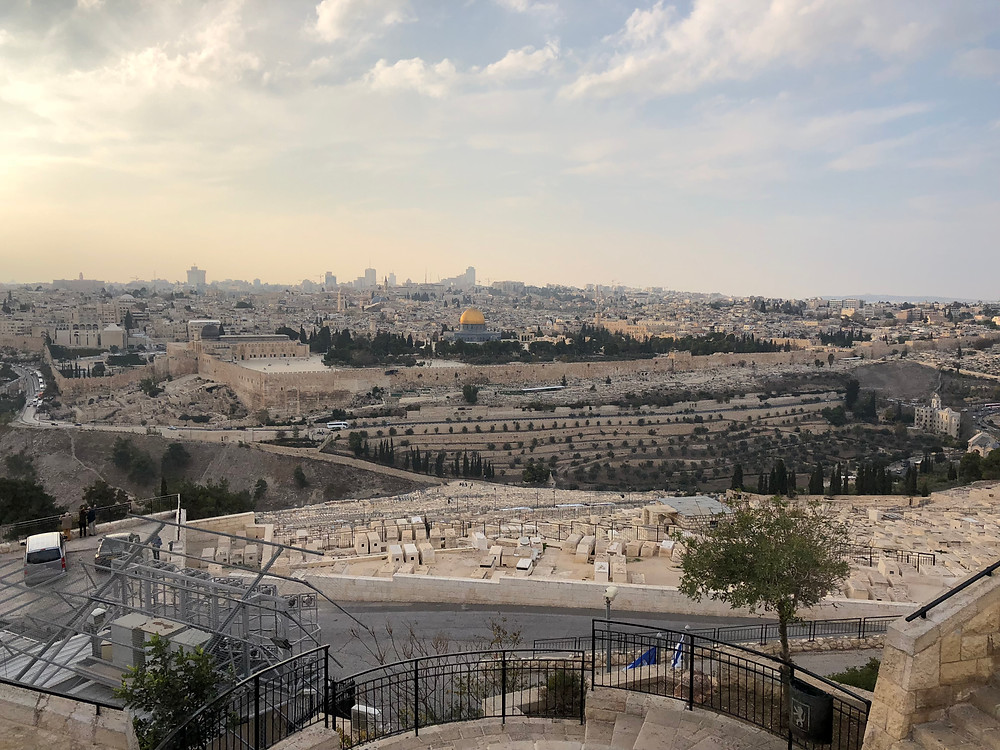 Overlooking Jerusalem from the Mount of Olives