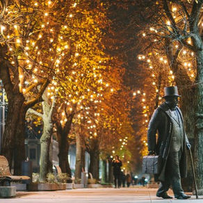 Lithuania's Christmas Decorations Go Over-the-Top to Compensate for Cancelled Events