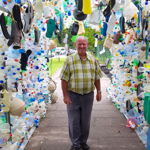 A Plastic Ocean Arch is Erected in Seychelles to Spotlight Environmental Concerns