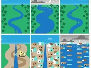 Il ruolo degli alberi lungo i fiumi nel prevenire smottamenti e alluvioni