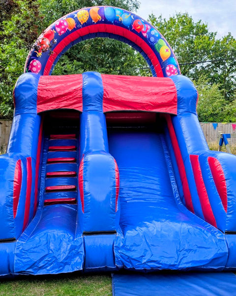 6ft Platform Mini Slide, a inflatable slide for hire from Top Banana Bouncy Castles