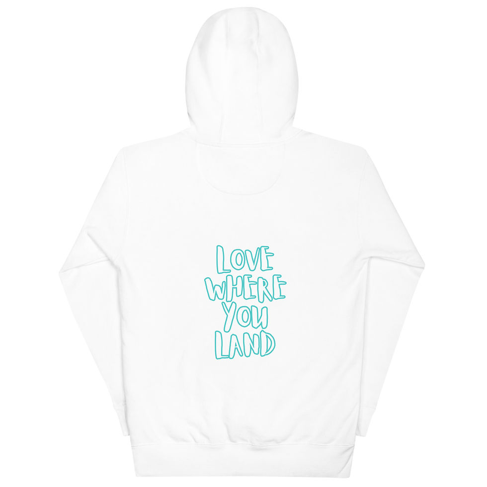 Thumbnail: "Love Where You Land" Graffiti Hoodie