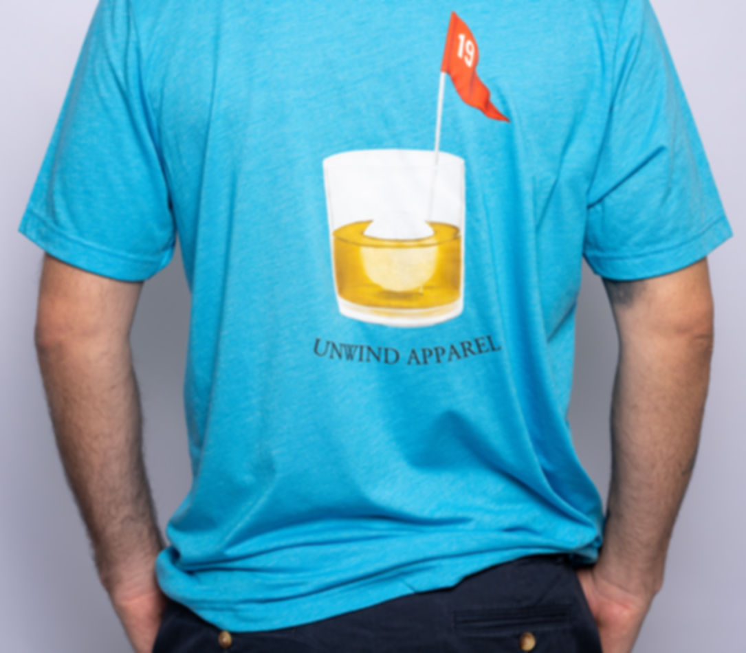 Men's Birdie the 19th Hole - Bourbon Glass T-Shirt