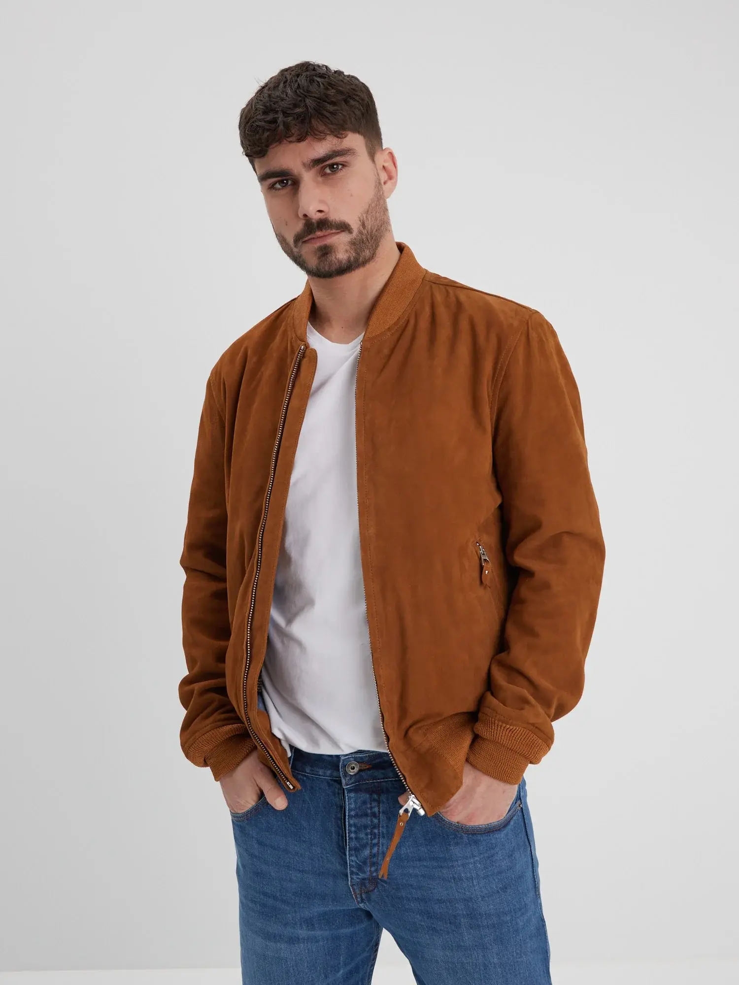 Bomber en daim DTN73 homme Windon