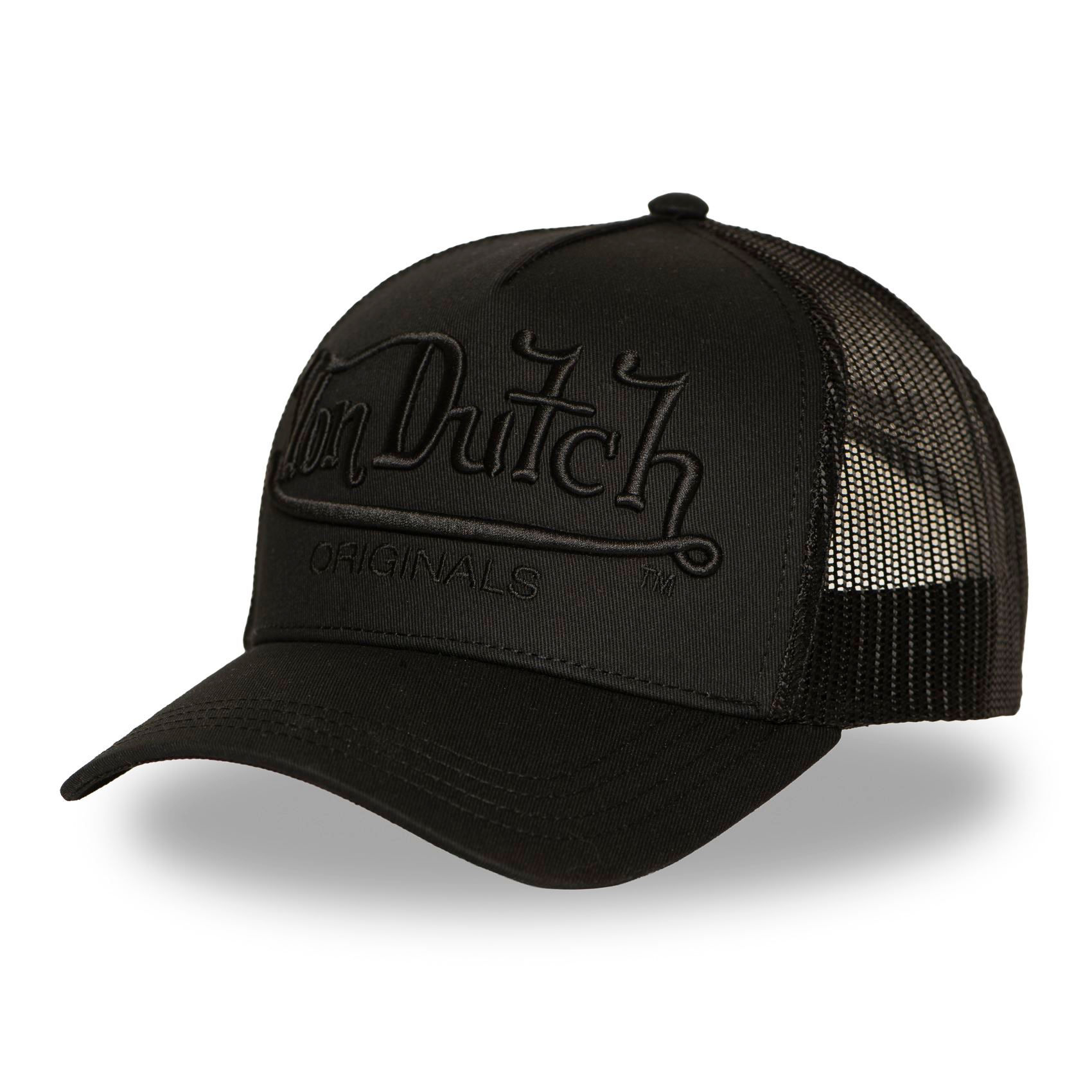 Casquette Von Dutch Tucker Emblème Noir