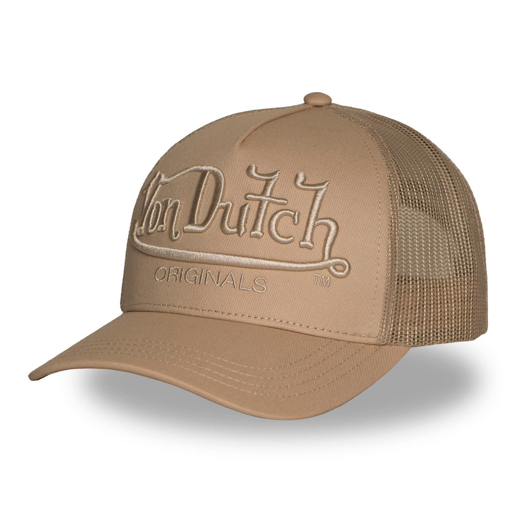 Casquette Von Dutch Tucker Emblème Beige