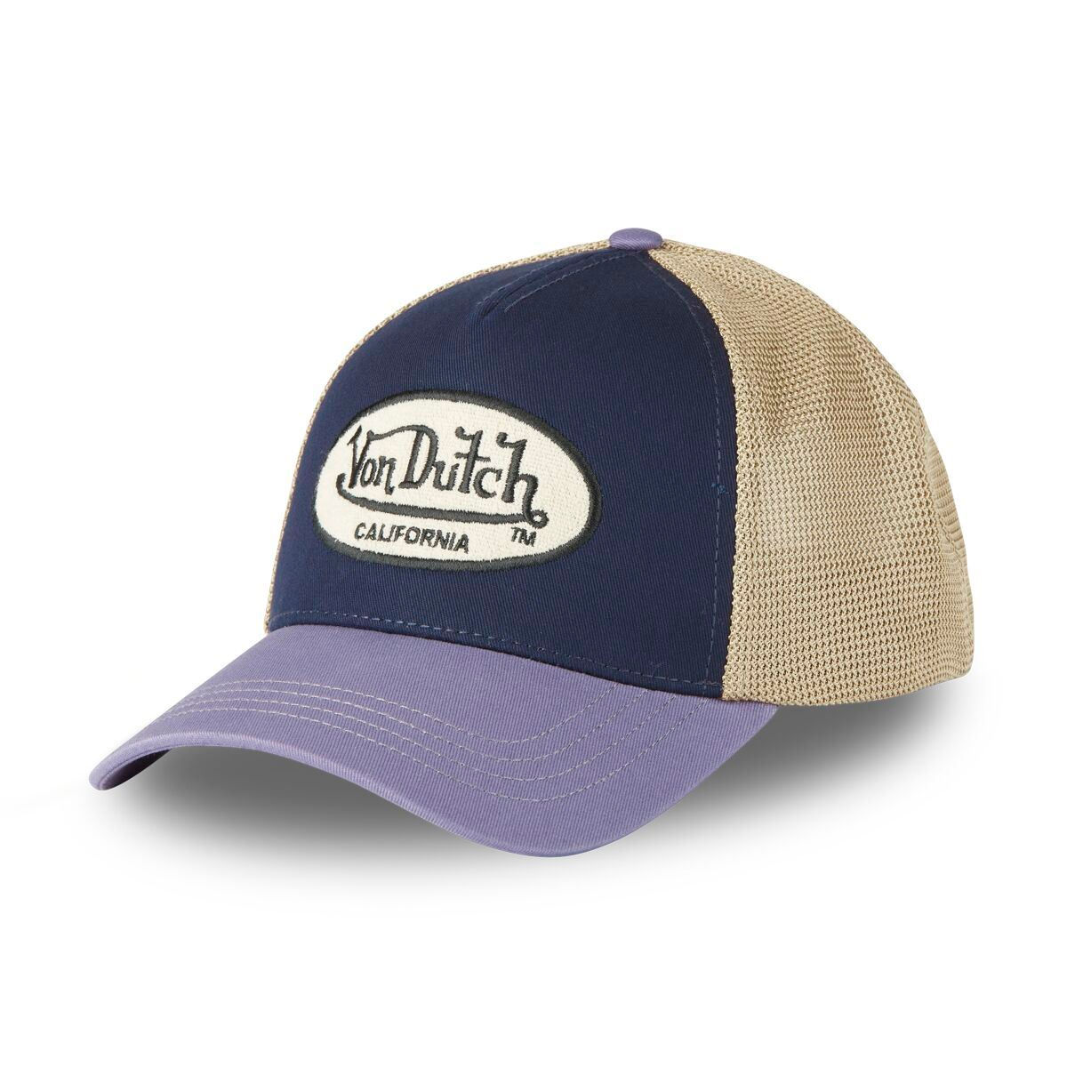 Casquette baseball Von Dutch TERRY Bleu/violet