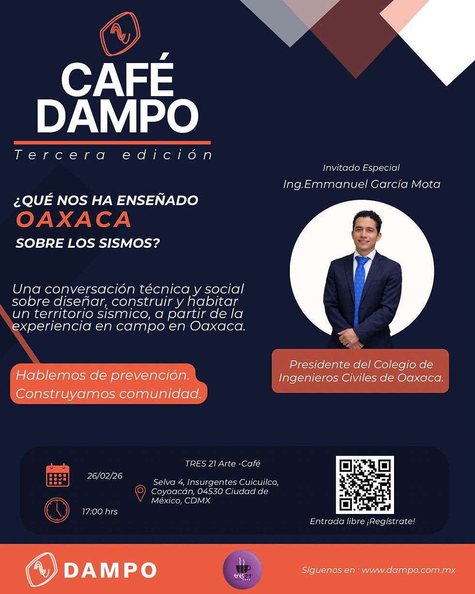 Café Dampo | Qué nos ha enseñado Oaxaca sobre los sismos?