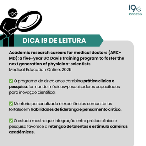 Sugestão de leitura: carreiras de pesquisa acadêmica para médicos