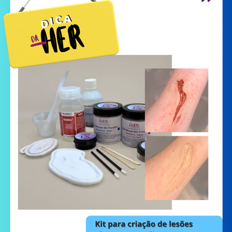 Dica da HER: kit para criação de lesões altamente realistas