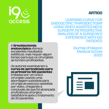 Sugestão de leitura: curva de aprendizagem para tireoidectomia endoscópica usando cirurgia de pescoço assistida por vídeo