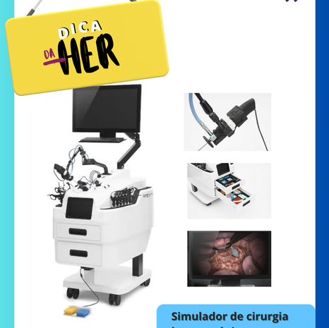 Dica da HER: simulador de cirurgia laparoscópica