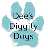 Dee's Diggity Dogs logo 4D dog training