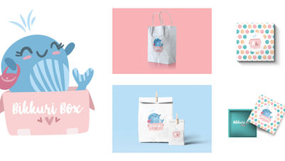 Bikkuri Box packaging design