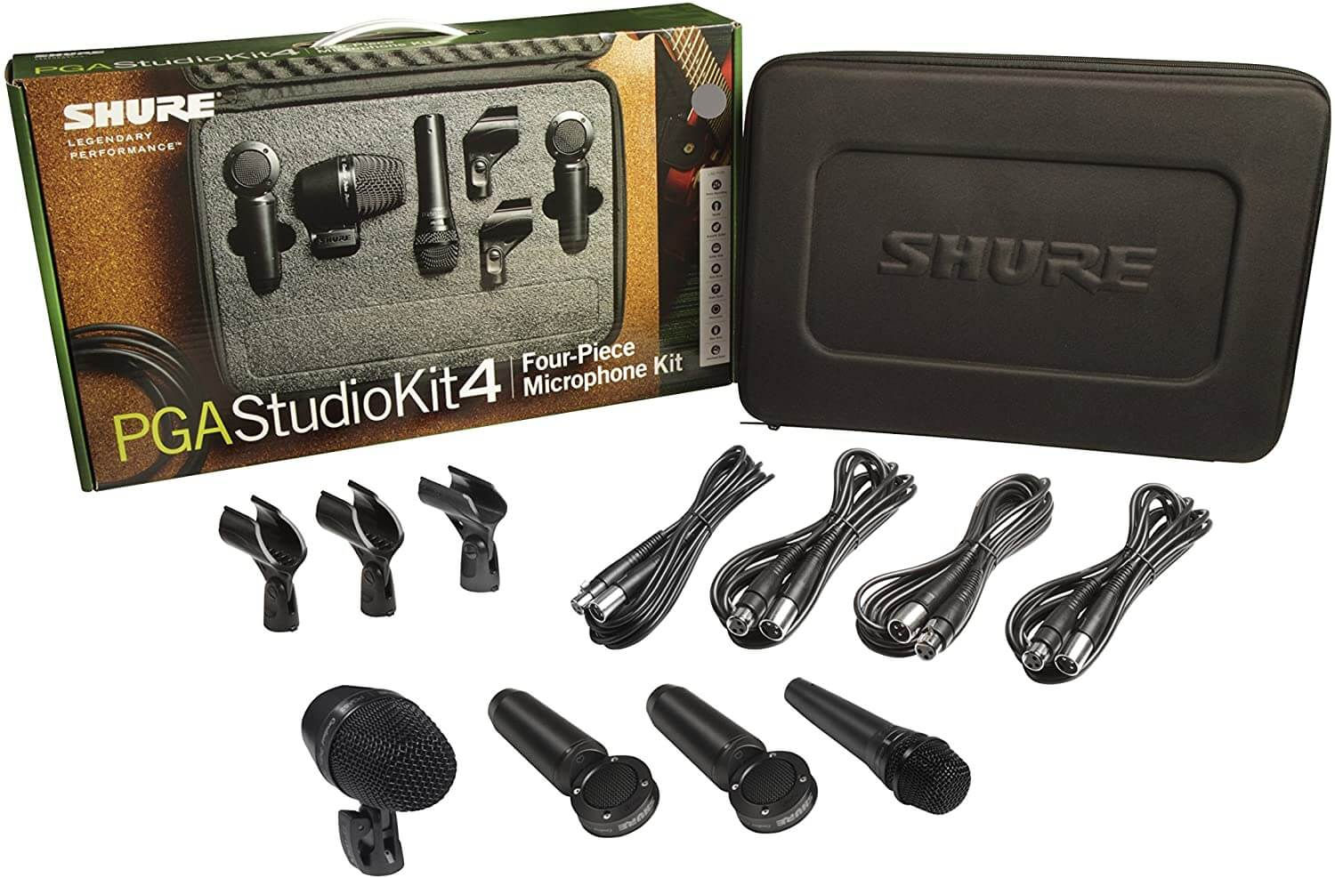 SHURE | PGASTUDIOKIT4 SET DE MICROFONOS