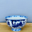 Thumbnail: 3 Wick Candle Bowl - Blue and White Horses