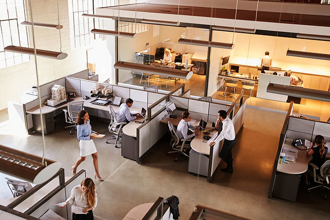 Elevated view of a busy open plan office.jpg